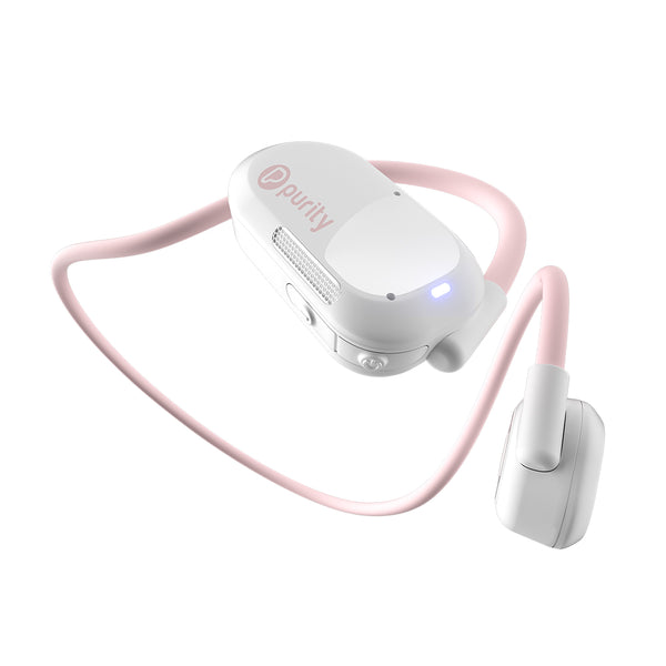 Purity Air Open Ear Headphones - Chalk Pink / White