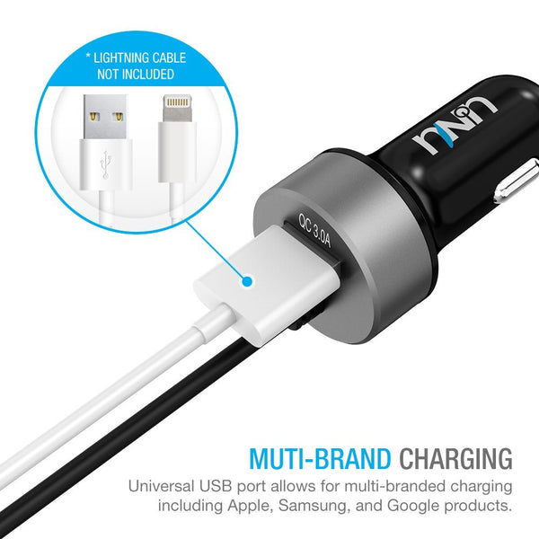 Type C Car Charger with QC 3.0