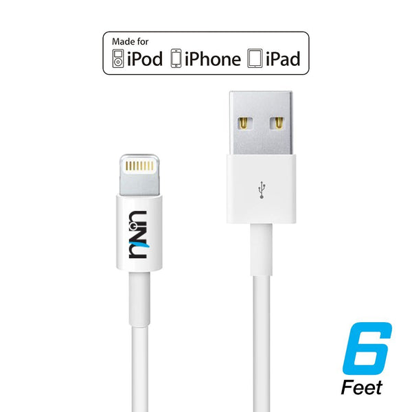 Lightning to USB Cable - 6ft (Apple MFi Certified)